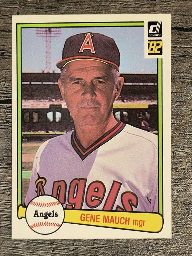 1982 Donruss #141 Gene Mauch MG