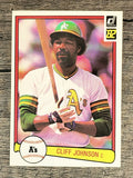 1982 Donruss #339 Cliff Johnson