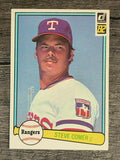 1982 Donruss #341 Steve Comer