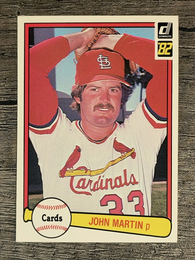 1982 Donruss #343 John Martin RC
