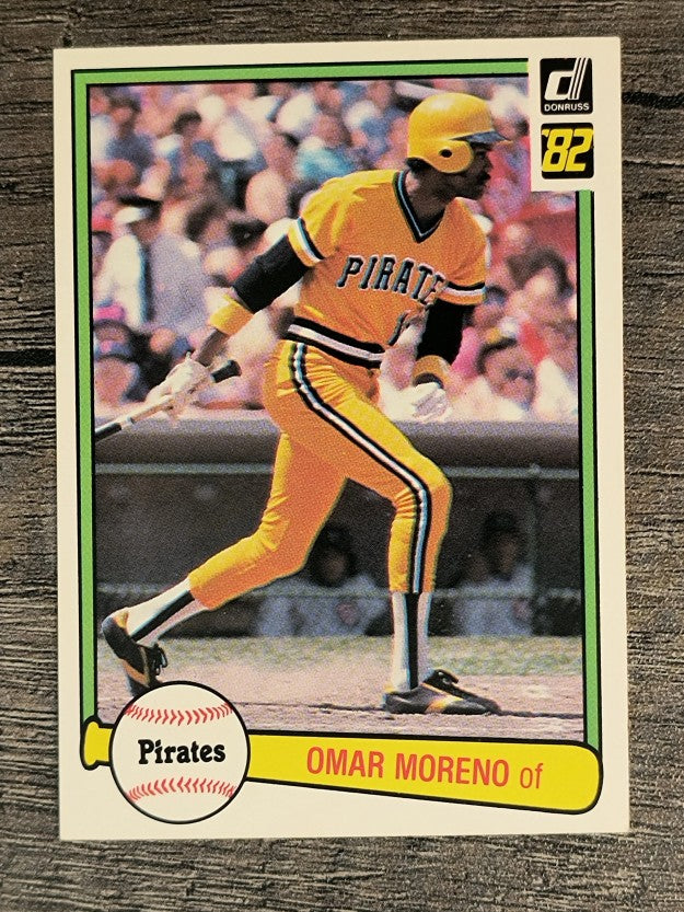 1982 Donruss #347 Omar Moreno