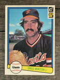 1982 Donruss #348 Greg Minton