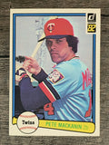 1982 Donruss #354 Pete Mackanin