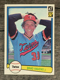 1982 Donruss #382 Brad Havens
