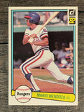 1982 Donruss #394 Mario Mendoza