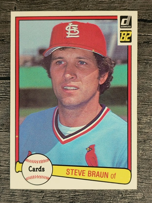 1982 Donruss #418 Steve Braun