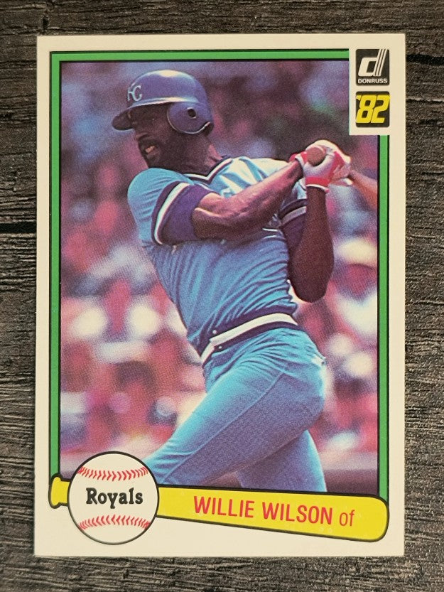 1982 Donruss #448 Willie Wilson