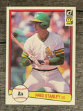 1982 Donruss #449 Fred Stanley