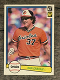 1982 Donruss #455 Dan Graham