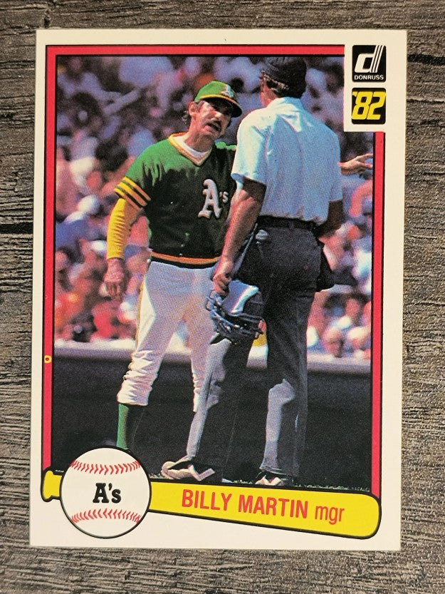 1982 Donruss #491 Billy Martin MG