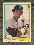1982 Donruss #552 Bobby Brown