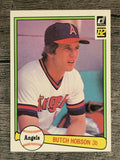 1982 Donruss #577 Butch Hobson