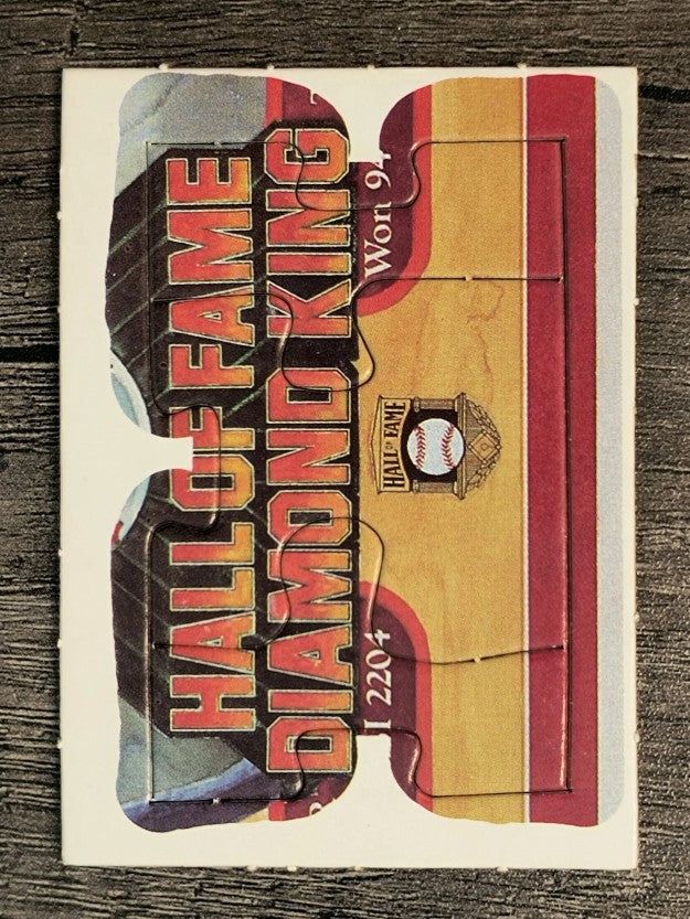 1982 Donruss Babe Ruth Puzzle #58 Ruth Puzzle 58-60
