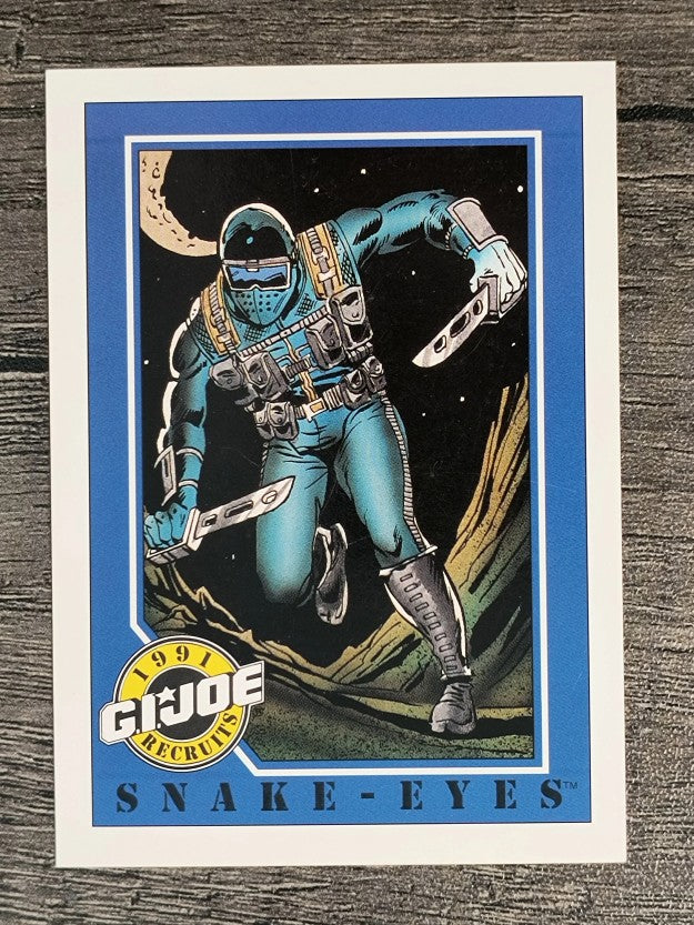 1991 Impel G.I. Joe #135 Snake-Eyes (EX)