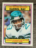 1983 Topps #7 Darrol Ray RB