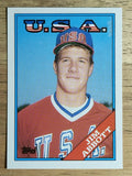 1988 Topps Traded #1T Jim Abbott OLY XRC