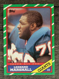 1986 Topps #148 Leonard Marshall RC