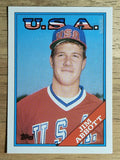 1988 Topps Traded #1T Jim Abbott OLY XRC