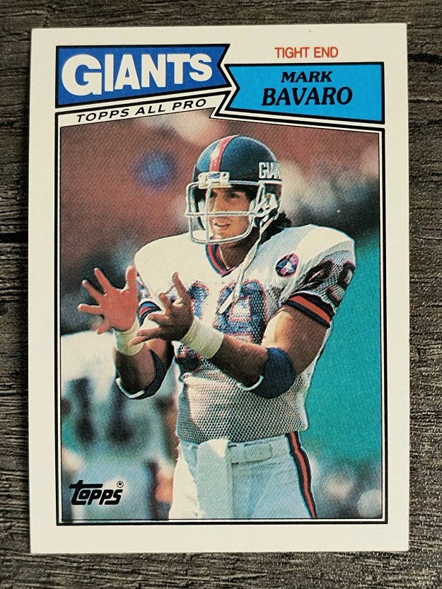 1987 Topps #17 Mark Bavaro AP