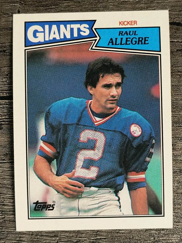 1987 Topps #19 Raul Allegre