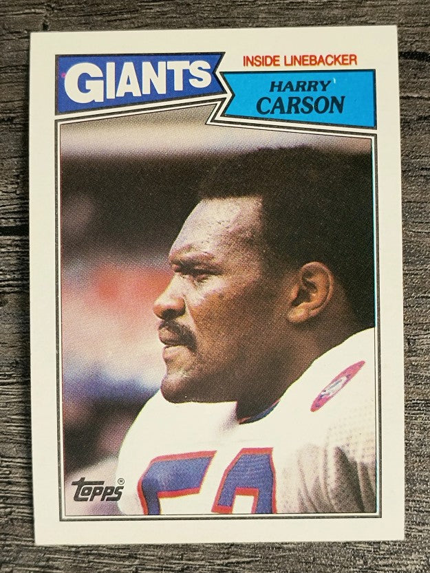 1987 Topps #25 Harry Carson