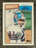 1987 Topps #33 Sammy Winder