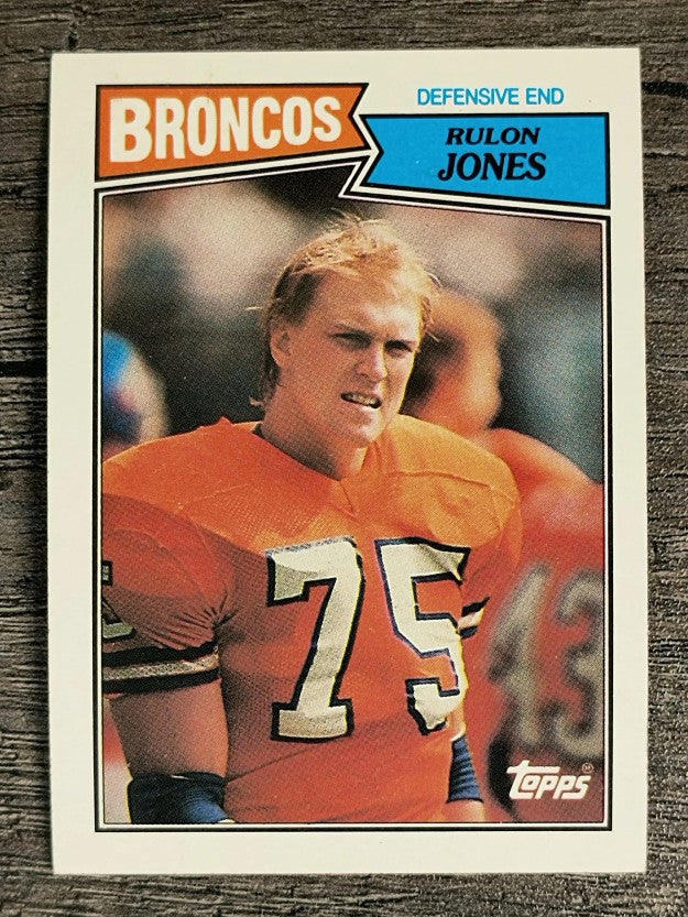 1987 Topps #38 Rulon Jones