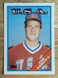 1988 Topps Traded #1T Jim Abbott OLY XRC