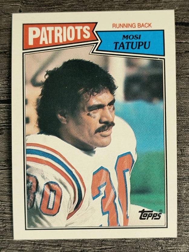 1987 Topps #100 Mosi Tatupu