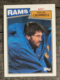 1987 Topps #159 Nolan Cromwell