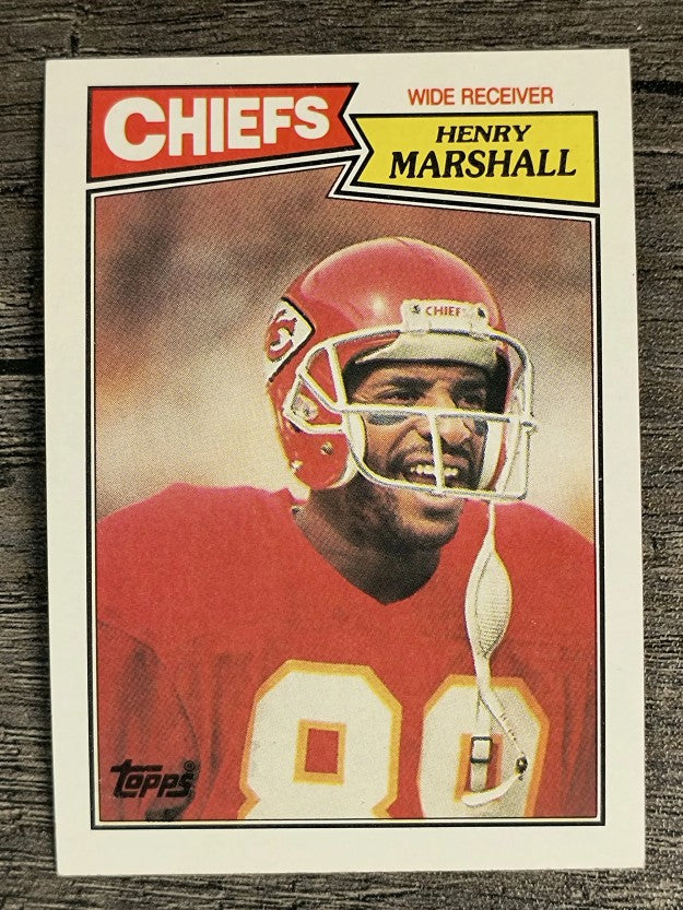 1987 Topps #163 Henry Marshall