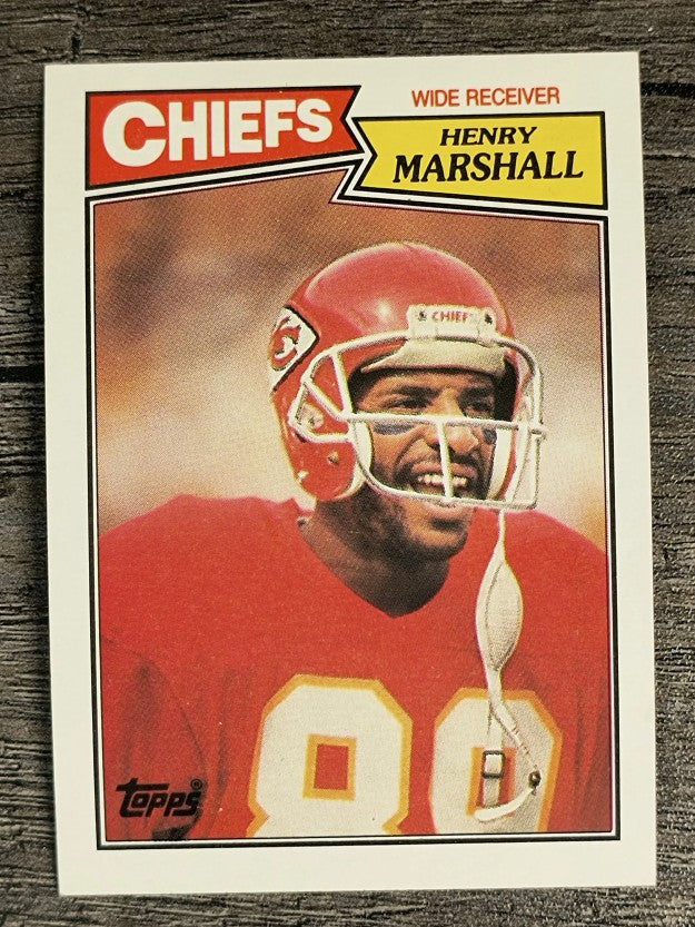 1987 Topps #163 Henry Marshall