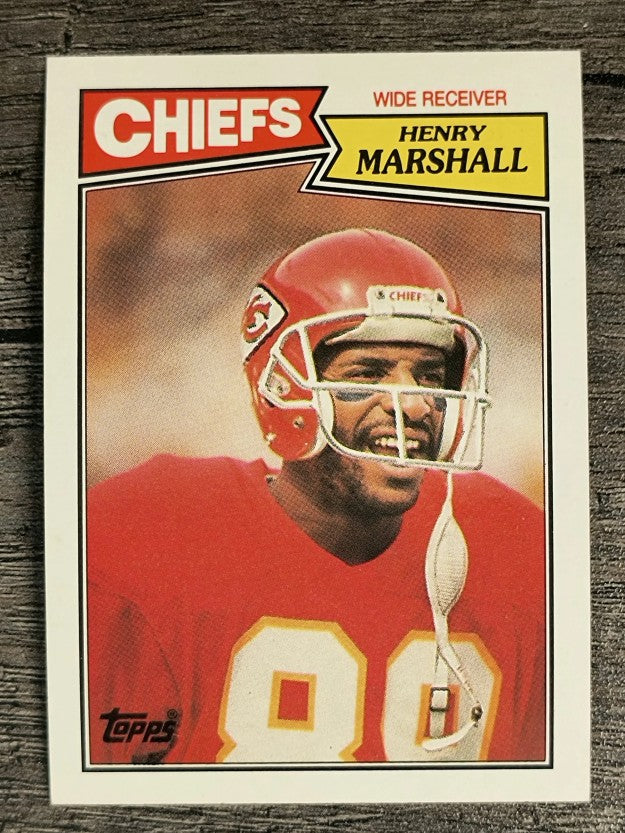 1987 Topps #163 Henry Marshall
