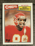 1987 Topps #163 Henry Marshall