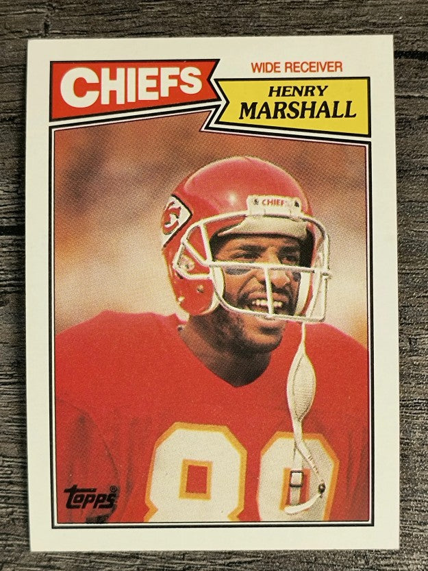 1987 Topps #163 Henry Marshall