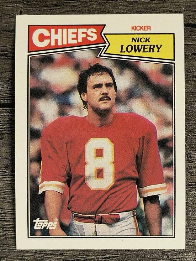 1987 Topps #165 Nick Lowery