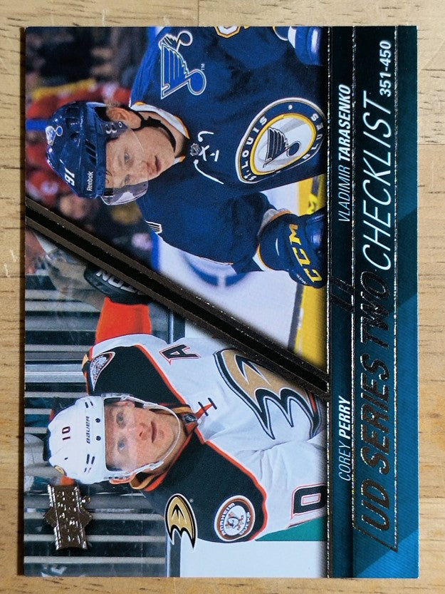 2015-16 Upper Deck #450 Corey Perry/Vladimir Tarasenko CL