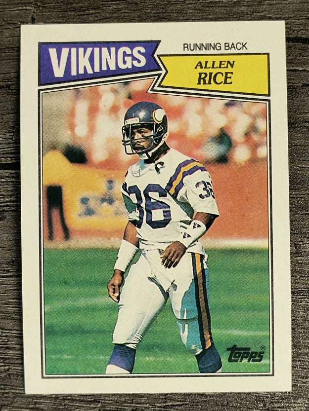 1987 Topps #201 Allen Rice