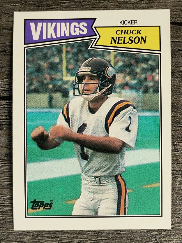 1987 Topps #205 Chuck Nelson RC