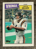 1987 Topps #205 Chuck Nelson RC