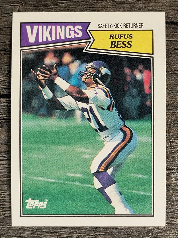 1987 Topps #212 Rufus Bess