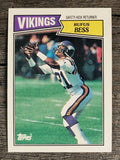 1987 Topps #212 Rufus Bess
