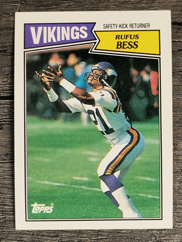 1987 Topps #212 Rufus Bess
