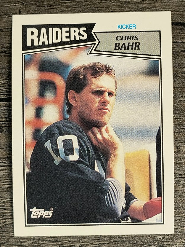1987 Topps #219 Chris Bahr