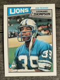 1987 Topps #322 Leonard Thompson