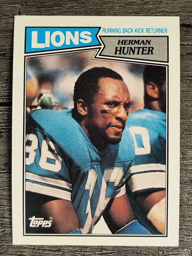 1987 Topps #325 Herman Hunter