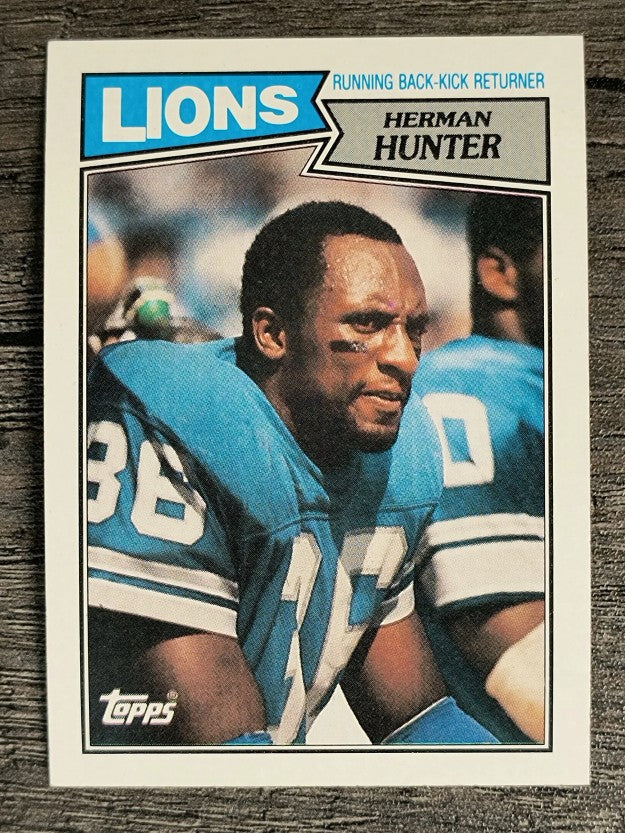 1987 Topps #325 Herman Hunter