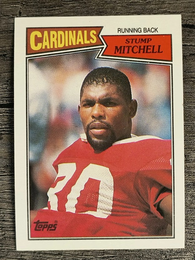 1987 Topps #330 Stump Mitchell