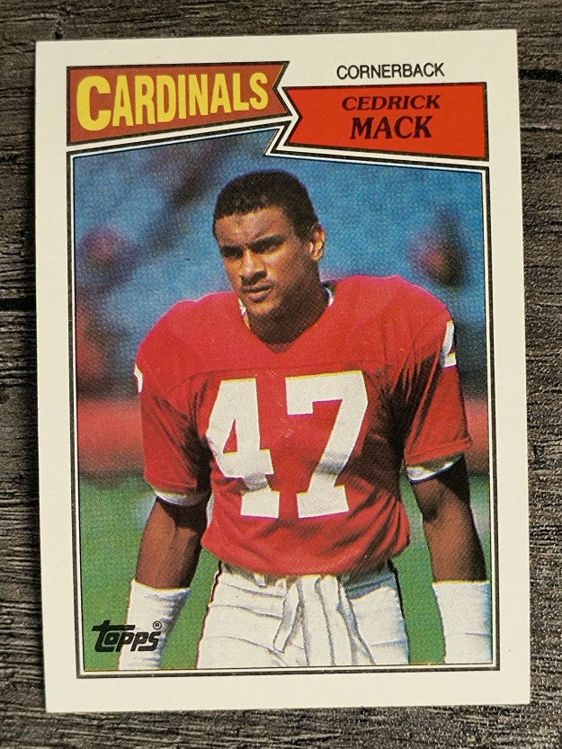 1987 Topps #338 Cedric Mack RC