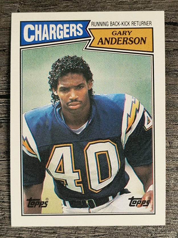 1987 Topps #341 Gary Anderson